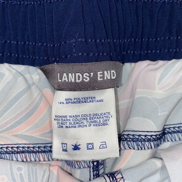 Lands End tropical floral shorts size 00 - Picture 4 of 8